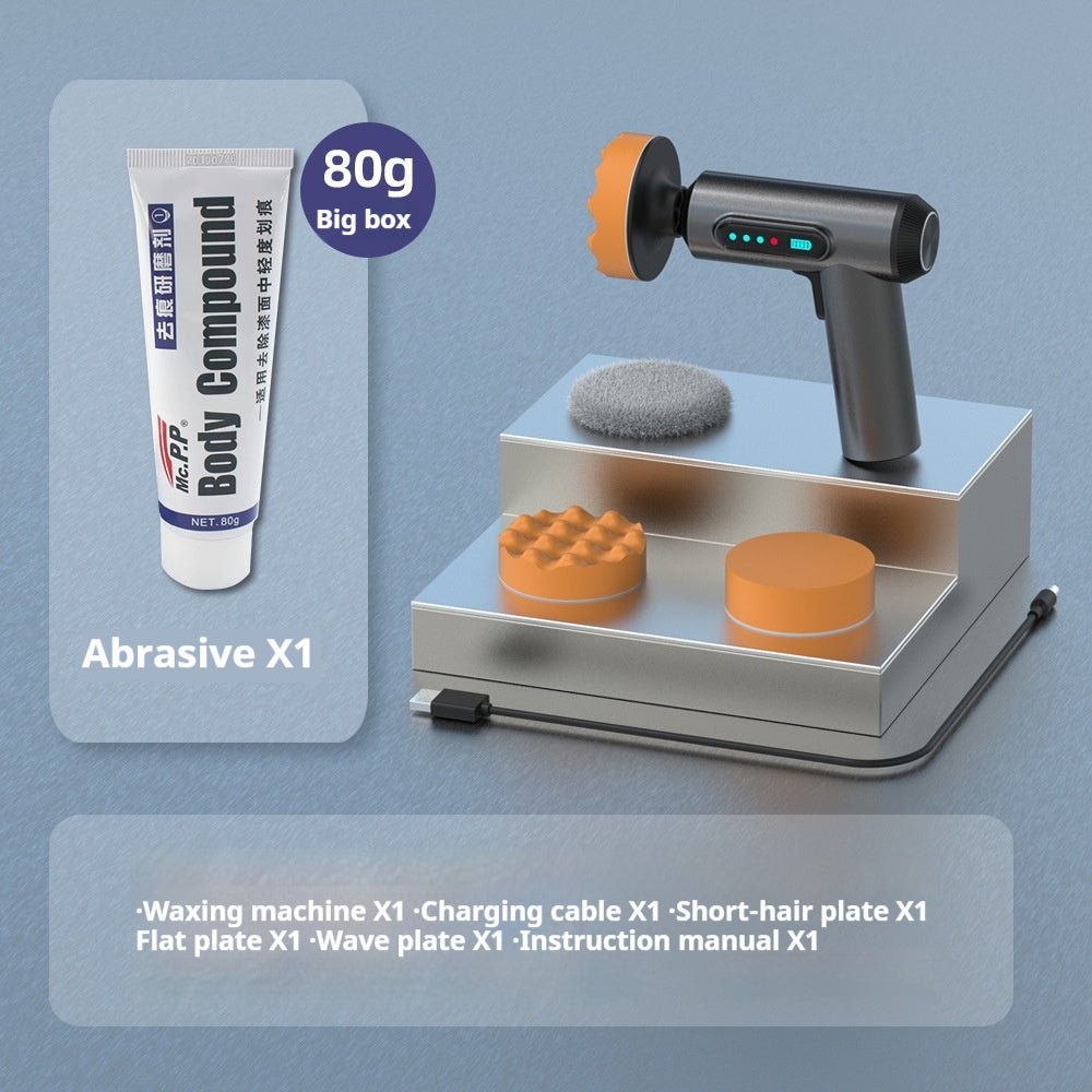 Wireless Car Polishing Machine Polishing And Sealing Glaze Household Car Small Waxing Device - SLBSTORE