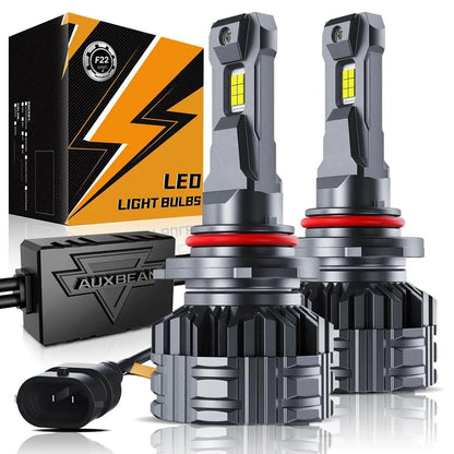 HIGH BRIGHTNESS F22 SERIES 24000LM 110W LED HEADLIGHT BULBS 6500K COOL WHITE - SLBSTORE