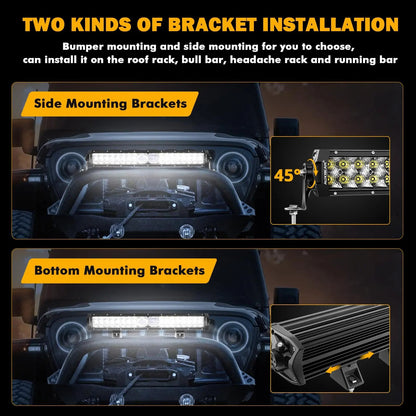 New 5D - PRO Series Super Bright LED Light Bars - SLBSTORE