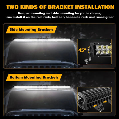 New 5D - PRO Series Super Bright LED Light Bars - SLBSTORE