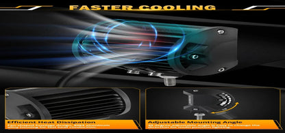 Auxbeam 6 MODES SERIES WHITE&AMBER LED LIGHT BARS 3 INCH/4INCH/7INCH/12INCH/20INCH/22 INCH/30 INCH/42 INCH/50 INCH - SLBSTORE