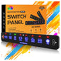 AS - R40/60/80 RGB SLIM SWITCH PANEL TOGGLE/ MOMENTARY/ PULSED MODE SUPPORTED(ONE - SIDED OUTLET) - SLBSTORE