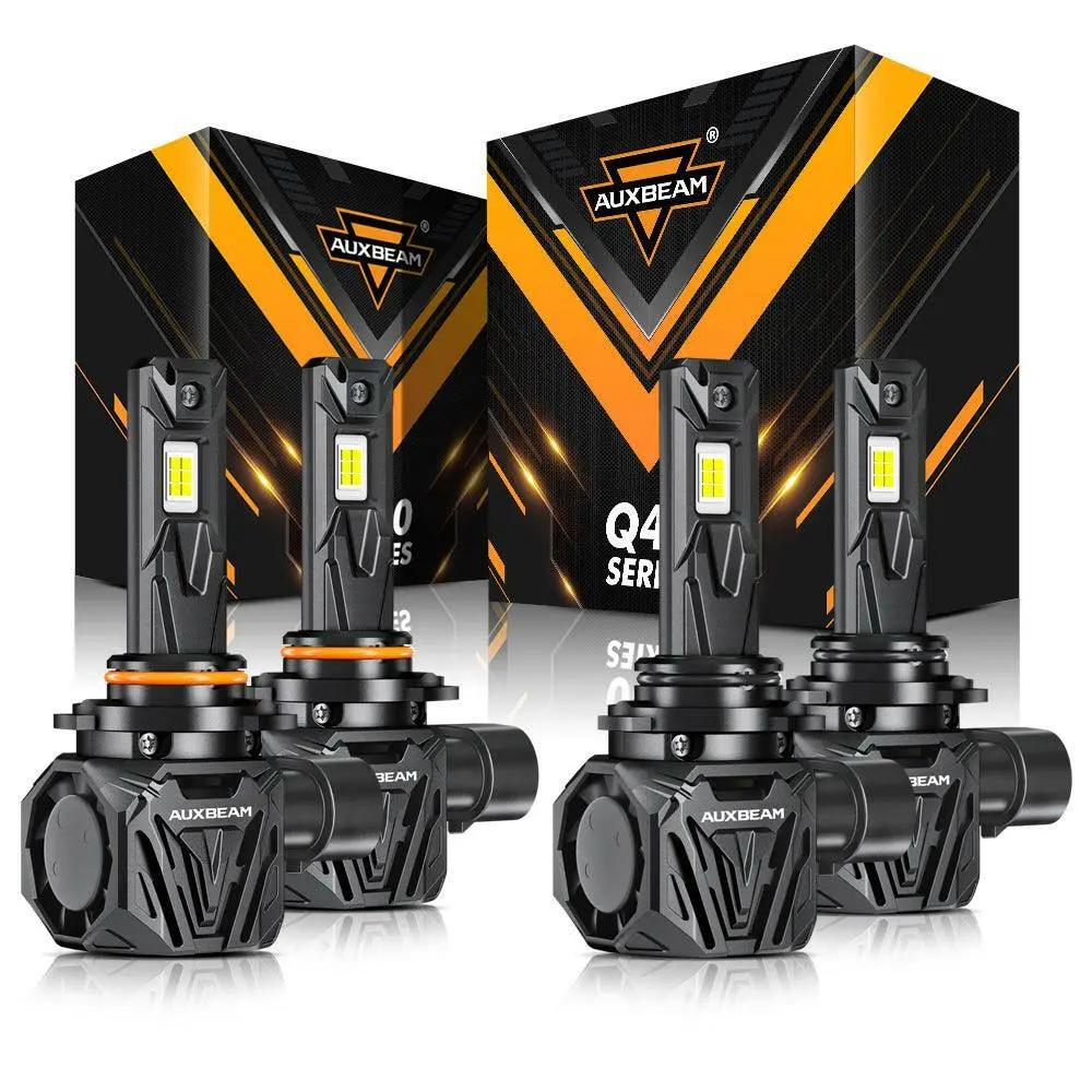 AUXBEAM Q40 Series Ultra - High Brightness 30000LM 120W LED Headlight Bulbs 6500K - SLBSTORE