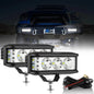 R5 Series 5 Inch 68W White Square Side Shooter Spot Beam LED Pod Lights LED Light Bar - SLBSTORE