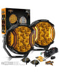 Auxbeam V - ULTRA Series 5 Inch 172W LED Side Shooter Amber Pod Lights Amber DRL - SLBSTORE