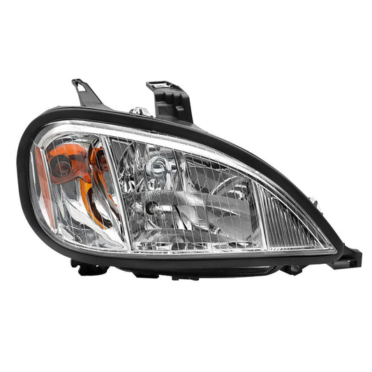 Chrome Halogen Headlights Assembly Compatible With Freightliner Columbia2004 - 2017 Passenger Side,Right Light - SLBSTORE