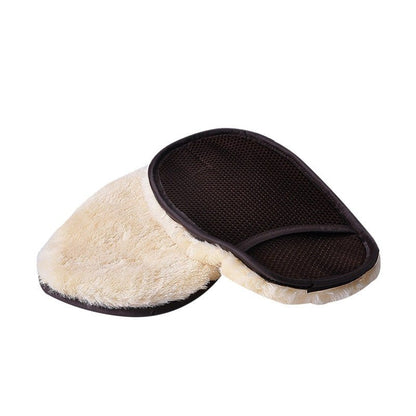Car type soft hair car wash cleaning gloves car motorcycle car wash car care cleaning tools - SLBSTORE