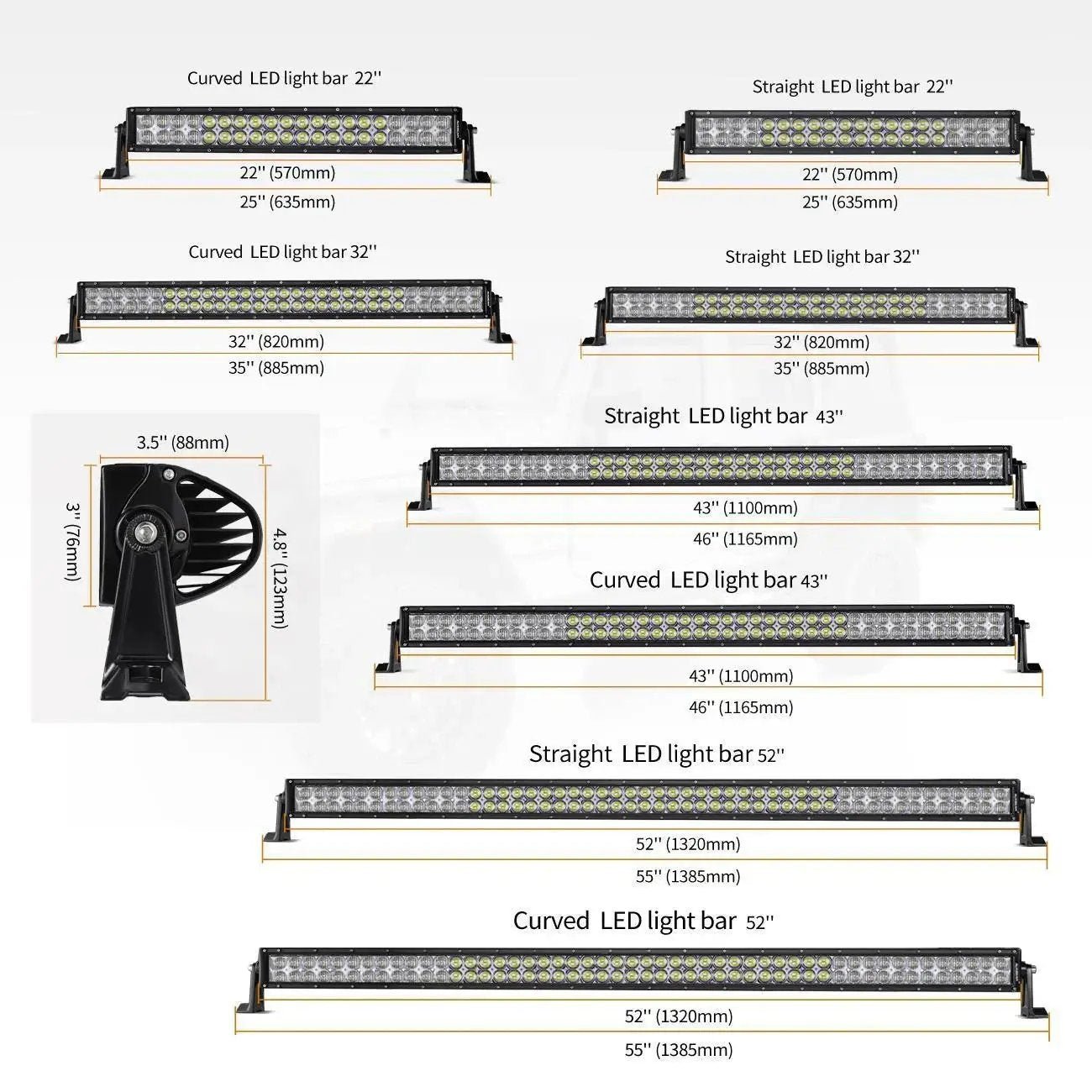 Auxbeam 32 Inch V - Series Curved RGBW Color Changing Off Road Led Light Bar - SLBSTORE